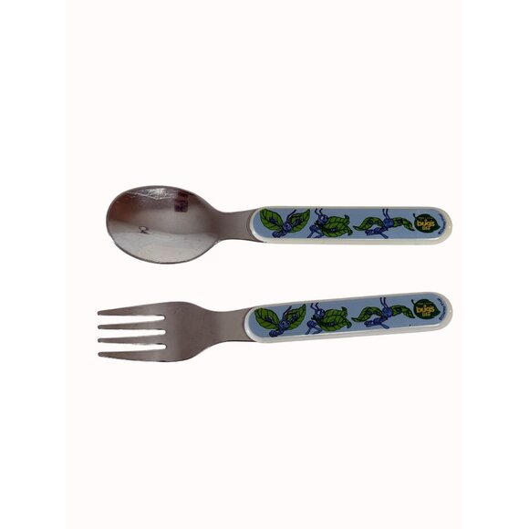 Disney Pixar A Bugs Life Childrens Fork Spoon Set Stainless Steel Toddler Utensi - Picture 5 of 12